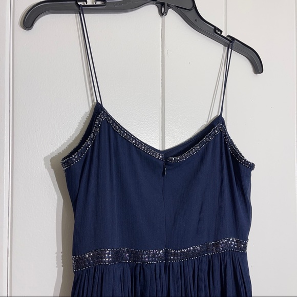 Adrianna Papell Beaded Chiffon Formal Gown - Picture 6 of 11